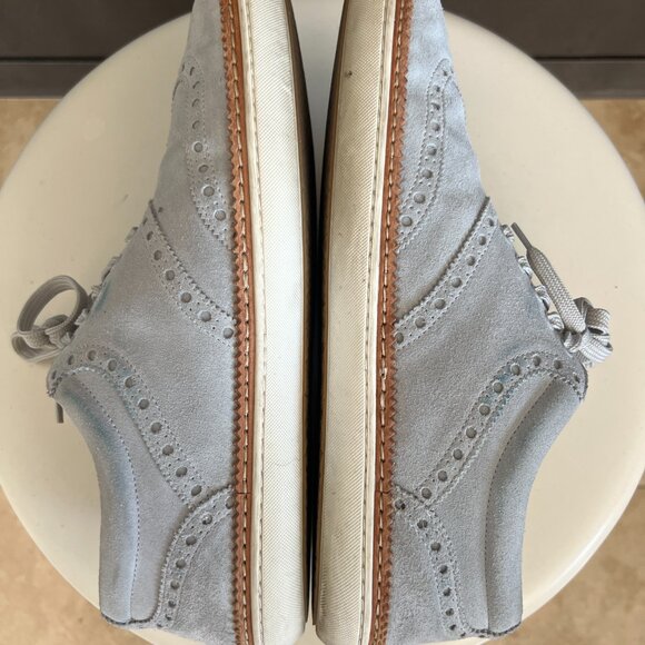 Louis Vuitton Light Blue Suede Dress Shoes (Men's UK 7) - Picture 4 of 8